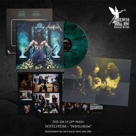 NIFELHEIM · Nifelheim (Re-Release) | SEA BLUE/BLACK LP (Black Metal Vinyl) · Picture 3