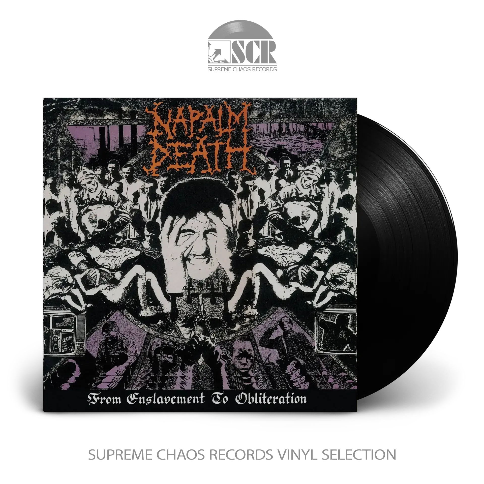 NAPALM DEATH - From Enslavement To Obliteration (FDR Remaster) · BLACK LP (Grindcore/Death Metal Vinyl)