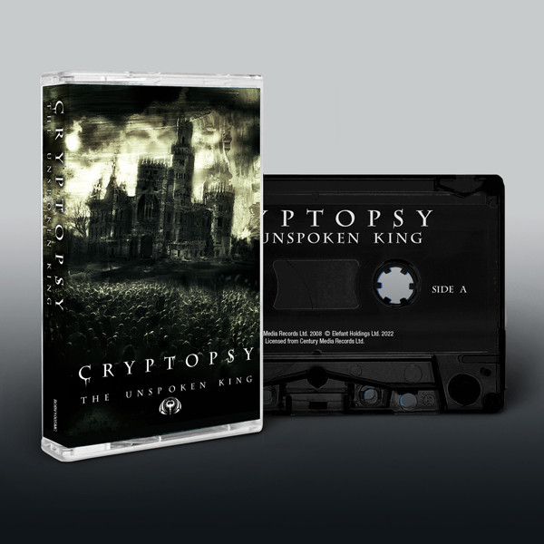 CRYPTOPSY · The Unspoken King | BLACK TAPE (Death Metal Tapes)
