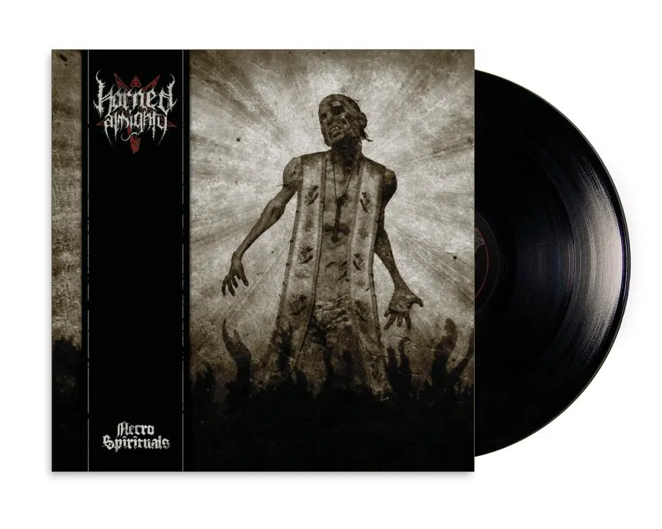 HORNED ALMIGHTY · Necro Spirituals | BLACK LP (Black Metal Vinyl)
