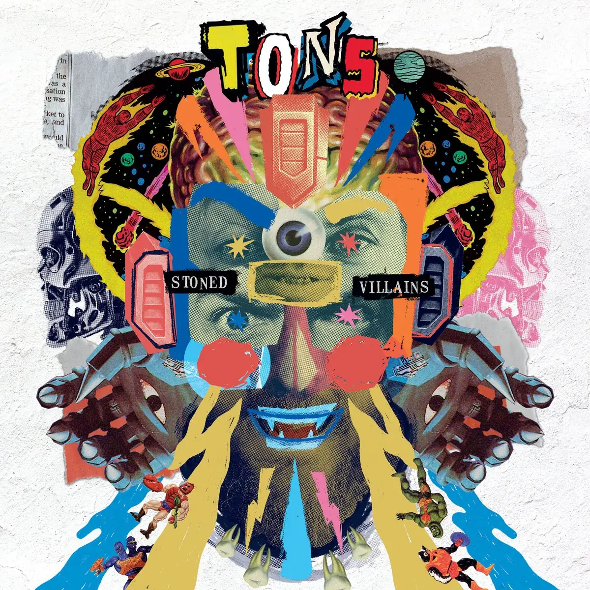 TONS · Stoned Villains | DIGIPAK CD (Stoner Rock/Psychedelic Rock CDs)