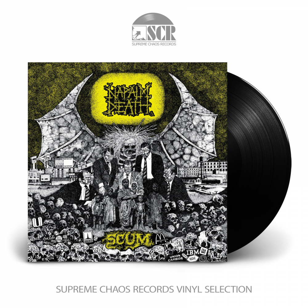 NAPALM DEATH · Scum (FDR Remaster) | BLACK LP (Grindcore/Death Metal Vinyl)