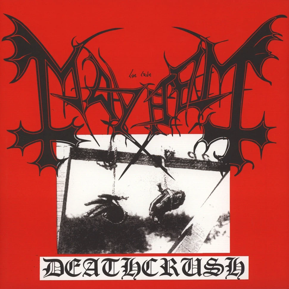 MAYHEM · Deathcrush | BLACK LP (Black Metal Vinyl) · Picture 1