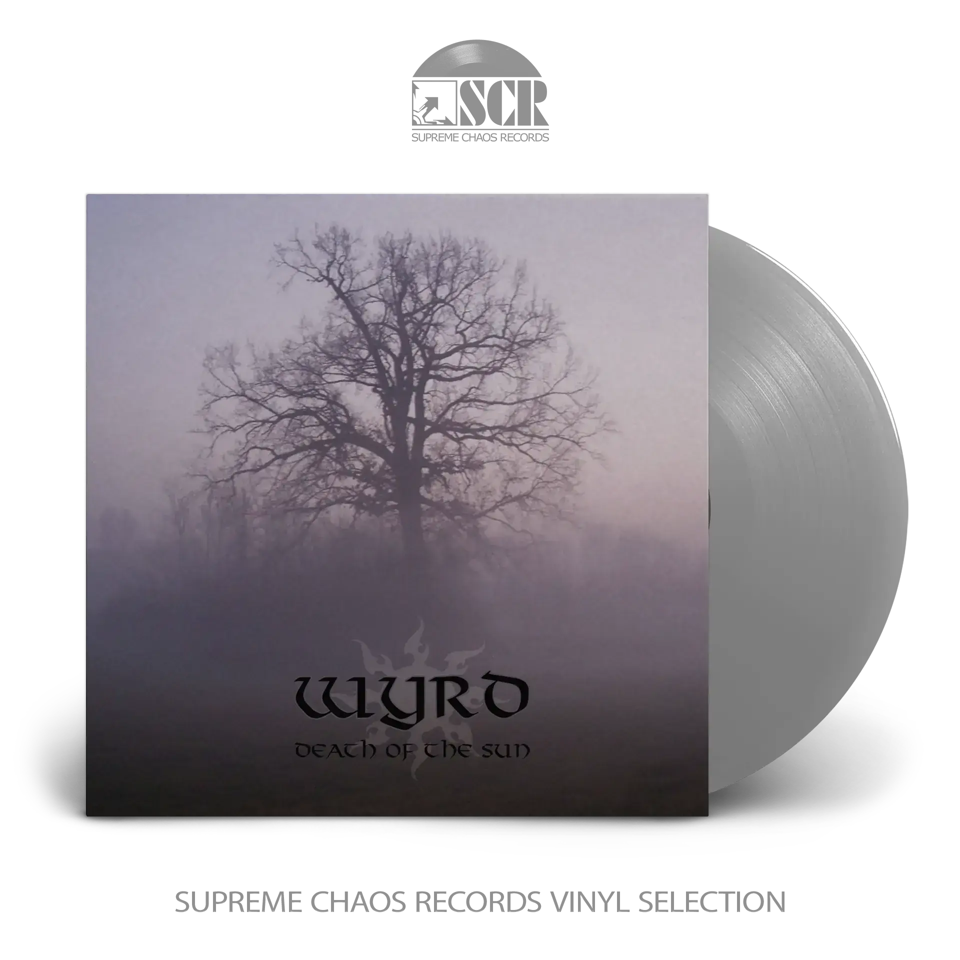 WYRD - Death of the Sun · SILVER LP (Black Metal Vinyl)