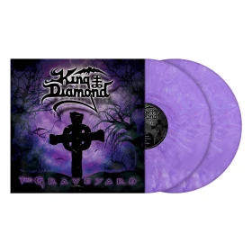 KING DIAMOND · The Graveyard | PURPLE RED WHITE MARBLED 2LP (Heavy Metal Vinyl) · Picture 2