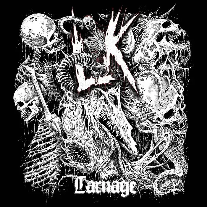 LIK · Carnage | BLACK LP (Death Metal Vinyl) · Picture 1