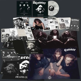 CORONER - Death Cult [WHITE/BLACK MARBLED LP] (Thrash Metal Vinyl) · Picture 2