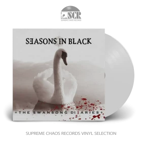 SEASONS IN BLACK · The Swansong Diearies (Re-Release) | WHITE LP (Doom Metal Vinyl)