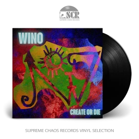 WINO · Create Or Die | BLACK LP (Doom Metal/Stoner Rock Vinyl)