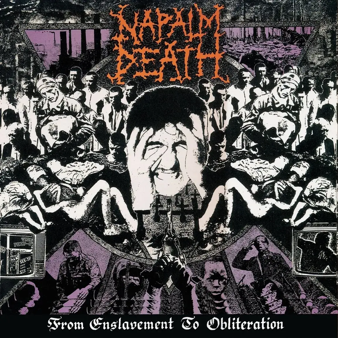 NAPALM DEATH · From Enslavement To Obliteration | WHITE LP (Grindcore/Death Metal Vinyl) · Picture 1