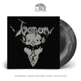 VENOM · Black Metal (40th Anniversary) | SILVER/BLACK LP (Black Metal Vinyl)