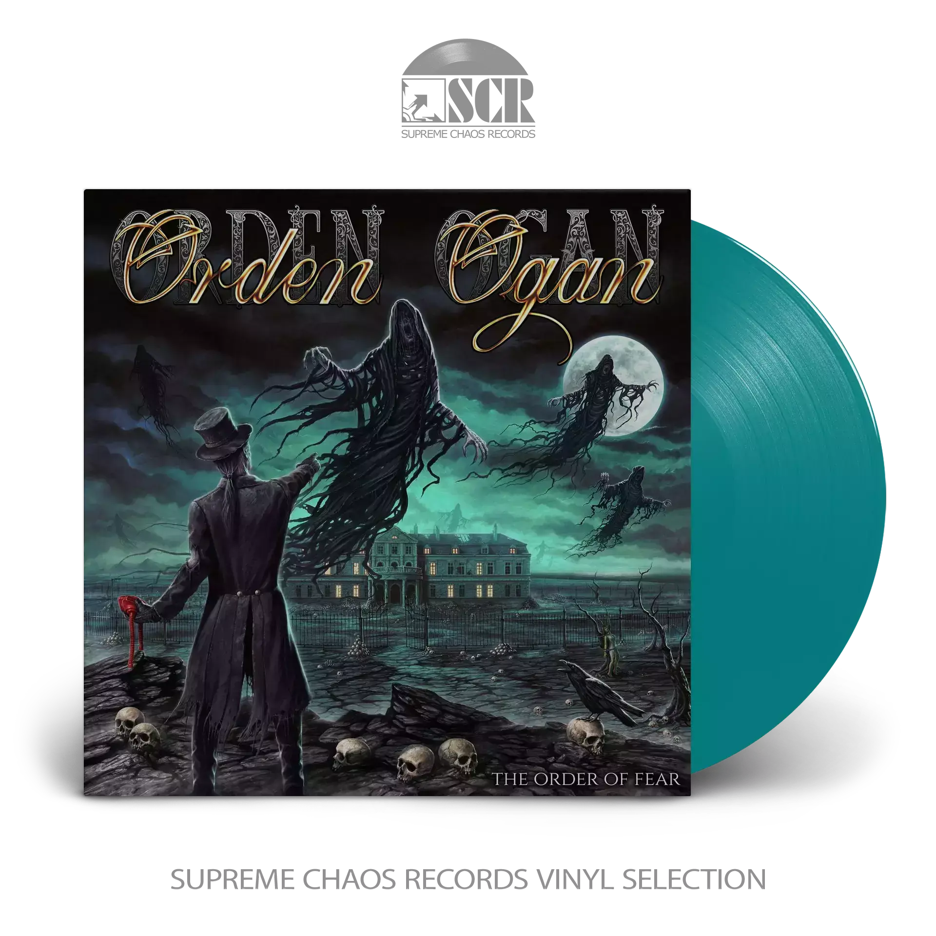 ORDEN OGAN - The Order Of Fear · CLEAR TURQUOISE LP (Power Metal Vinyl)
