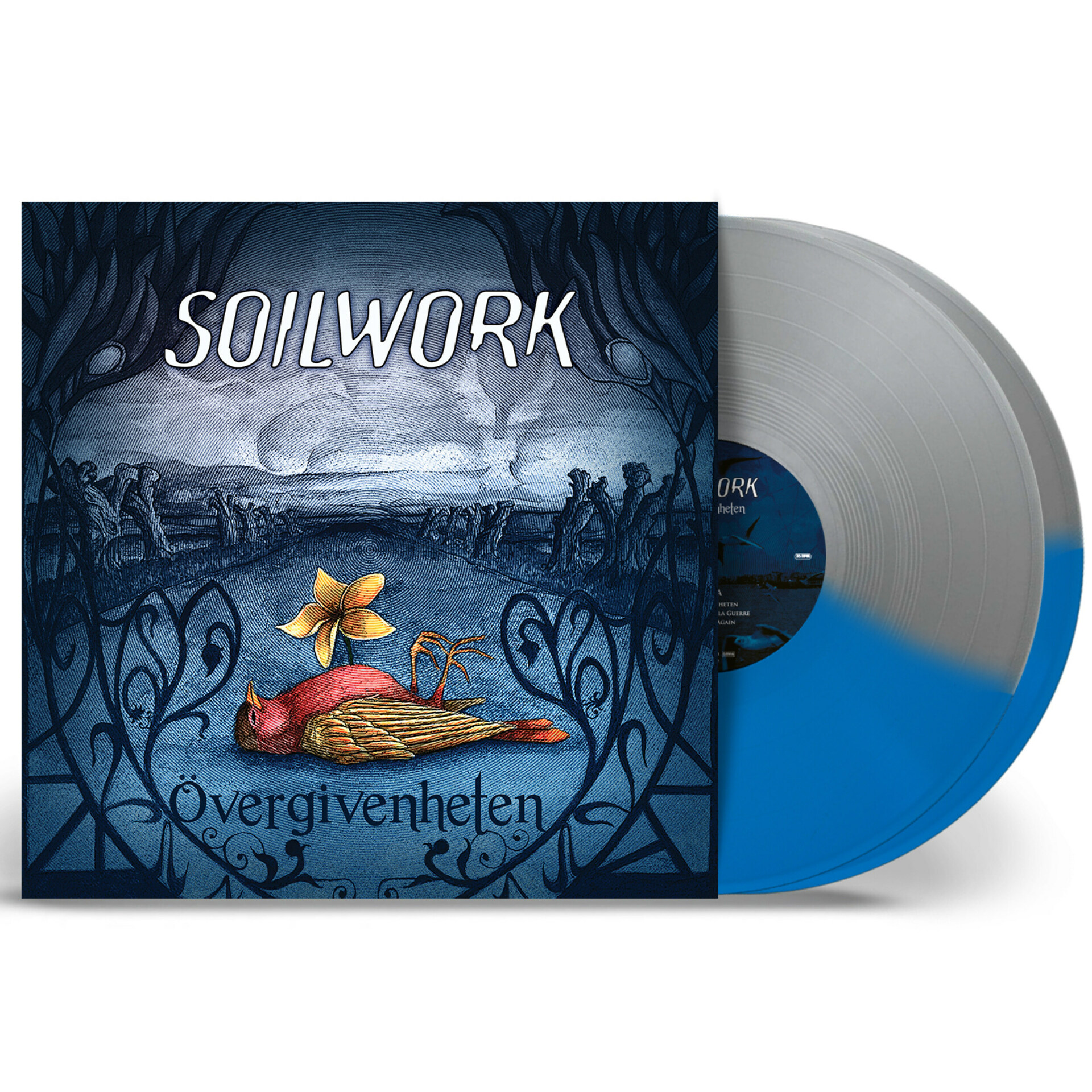 SOILWORK · Övergivenheten | BLUE-SILVER SPLIT DLP (Melodic Death Metal Vinyl)