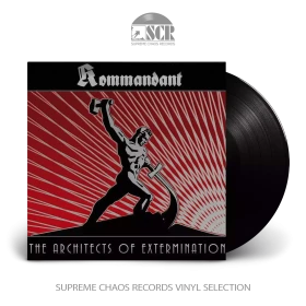 KOMMANDANT · The Architects Of Extermination | BLACK LP (Black Metal Vinyl)