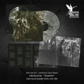ARCKANUM · Kampen (Re-Release) | GREY MARBLED 2LP (Black Metal Vinyl) · Picture 2