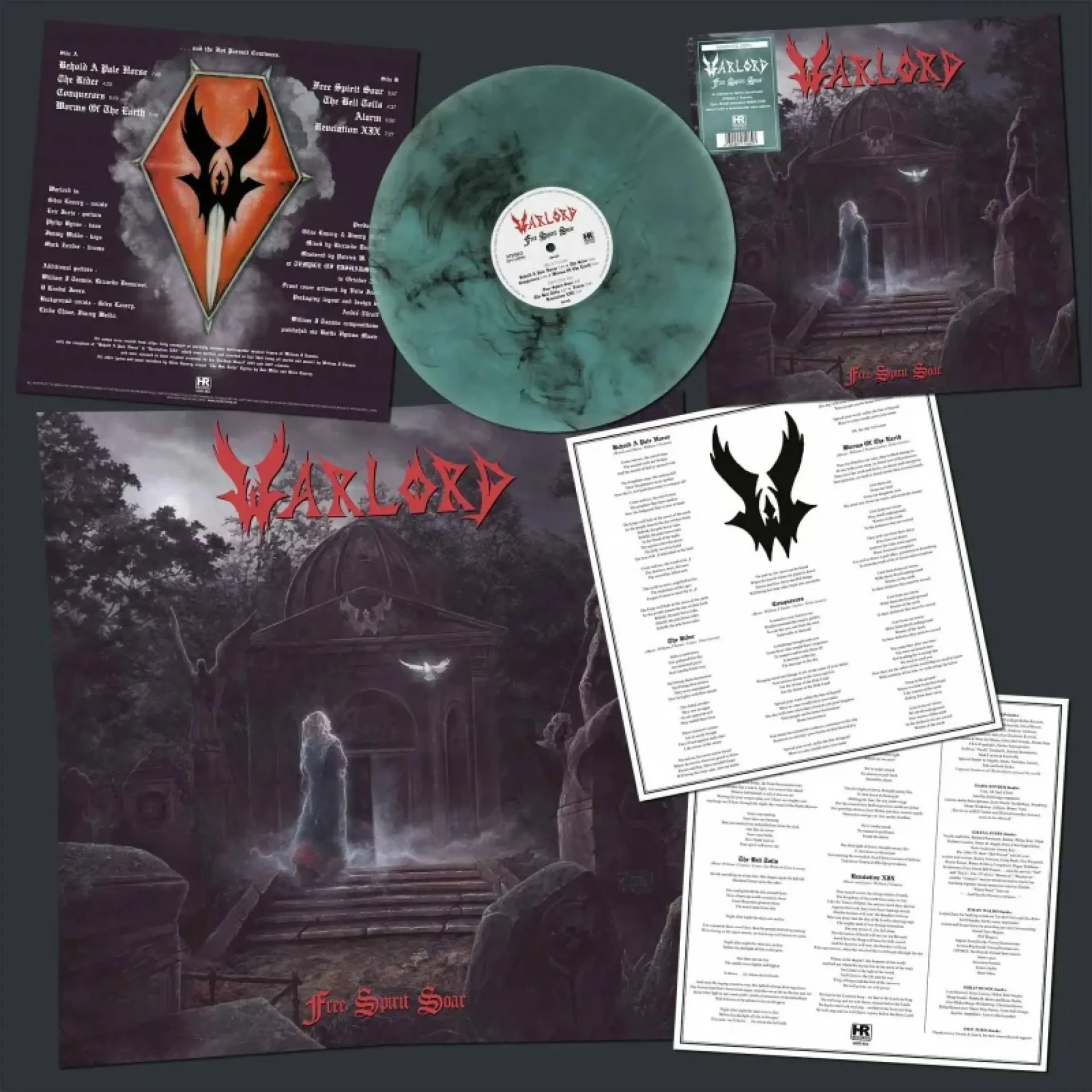 WARLORD · Free Spirit Soar | MARBLED LP (Thrash Metal Vinyl)