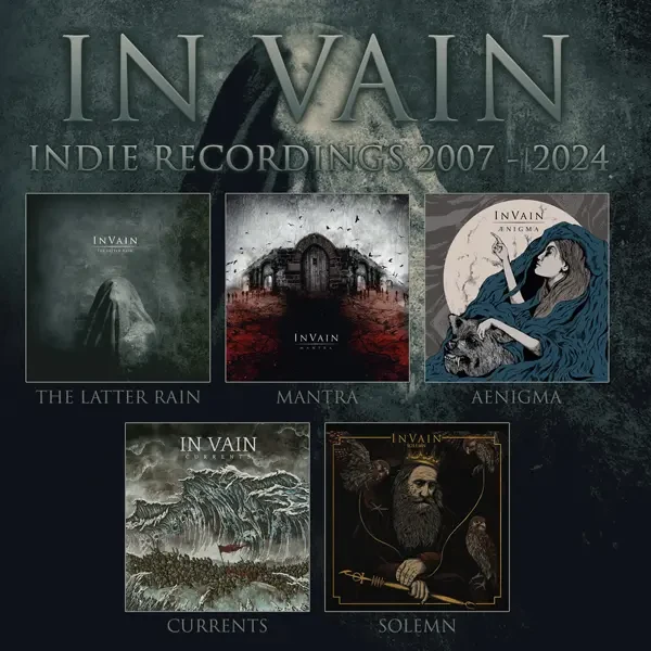 IN VAIN · Indie Recordings 2007 - 2024 | 5CD BOXSET (Progressive Metal/Black Metal/Death Metal/Doom Met CDs)