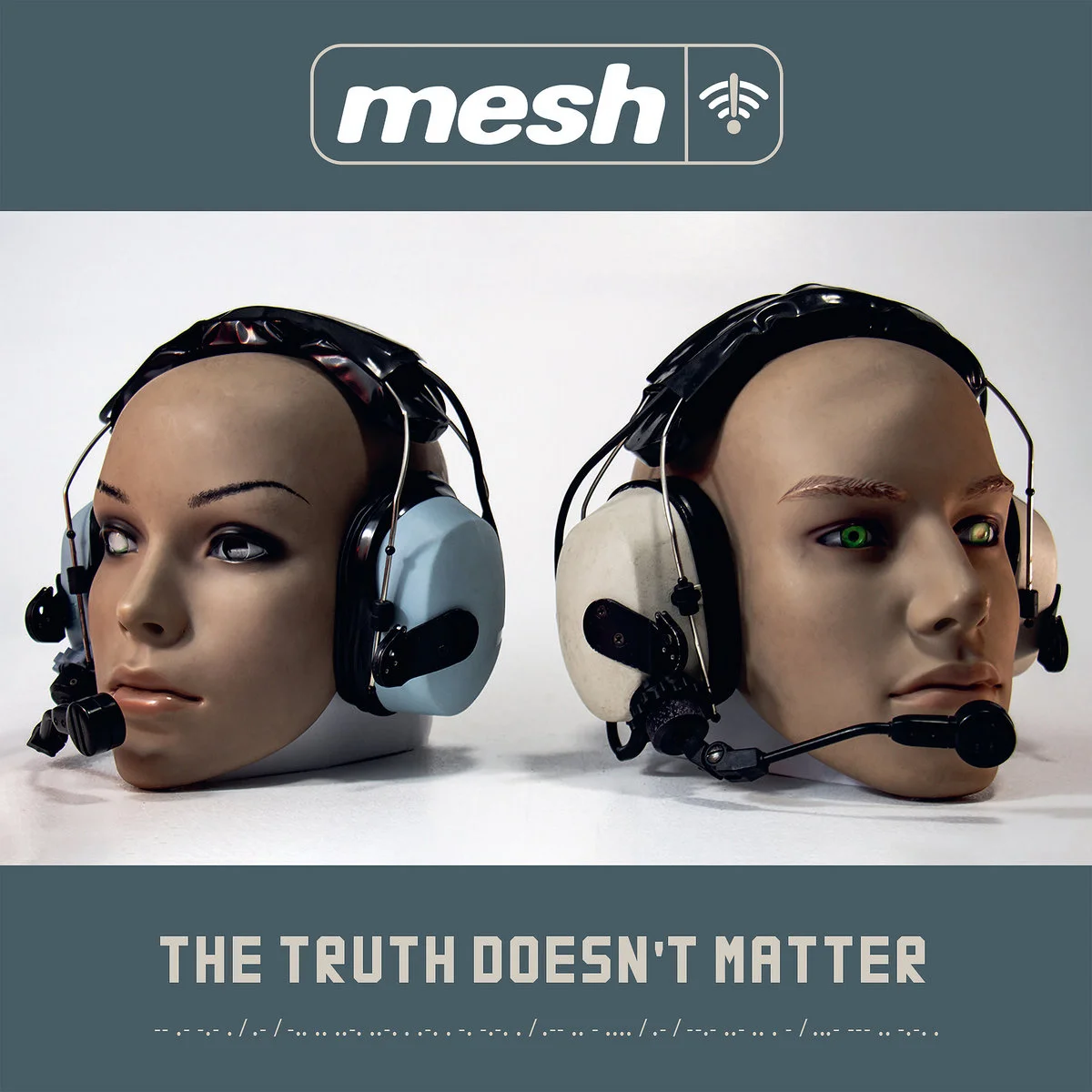 MESH · The Truth Doesn't Matter | CURACAO/BLUE MARBLED 2LP (Electronic/Synth Pop Vinyl) · Picture 1
