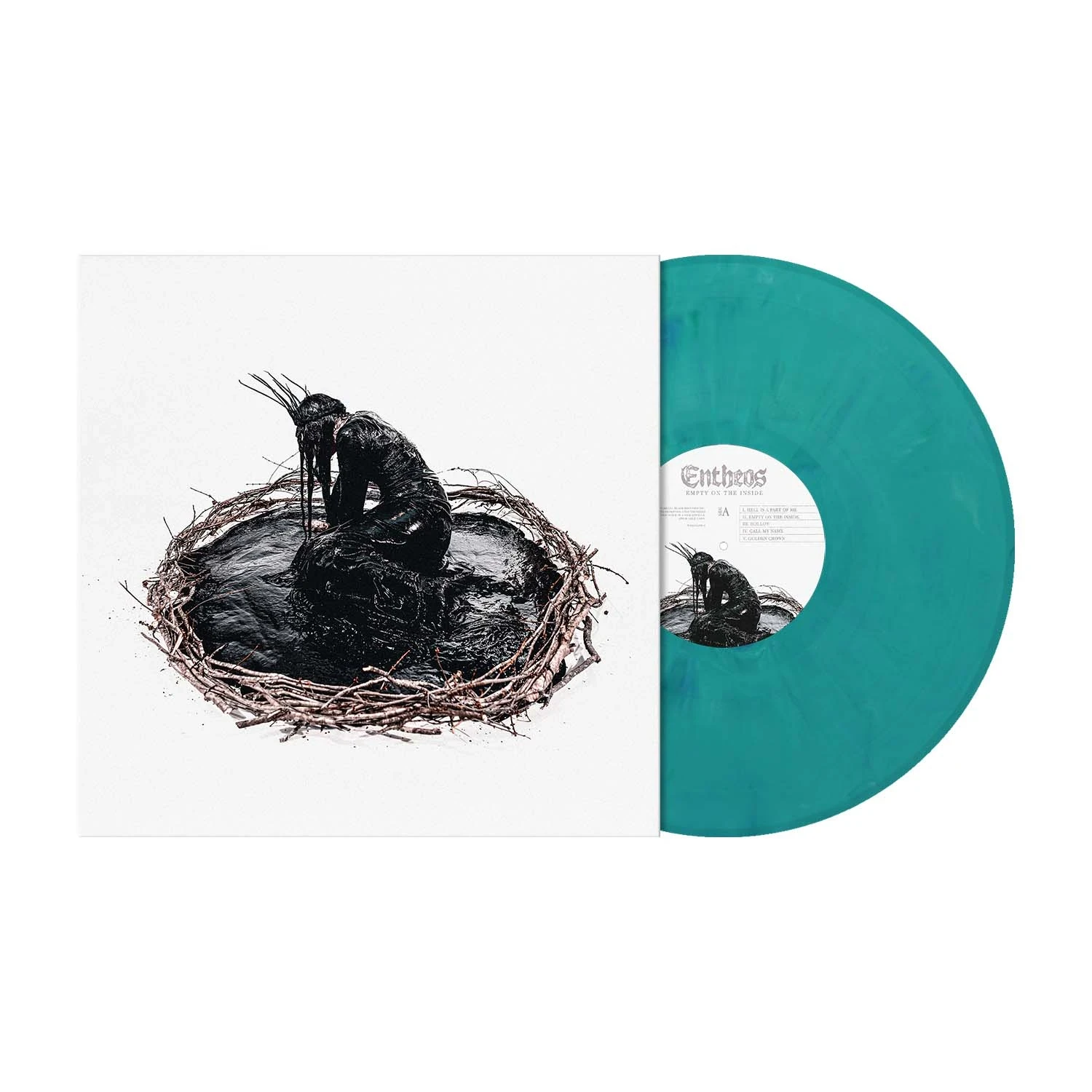 ENTHEOS - Empty on the Inside [GREEN/BLUE MARBLED LP] (Progressive Metal/Death Metal Vinyl) · Picture 2