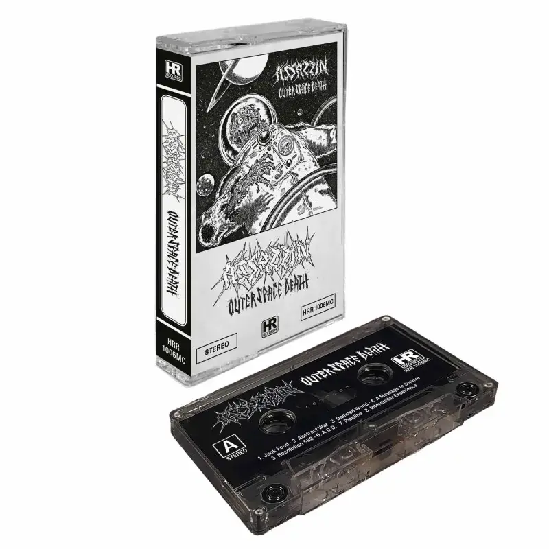 ASSASSIN · Outer Space Death | CLEAR TAPE (Thrash Metal Tapes)