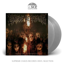 CRADLE OF FILTH · Trouble And Their Double Lives | SILVER 2LP (Black Metal/Gothic Metal Vinyl)