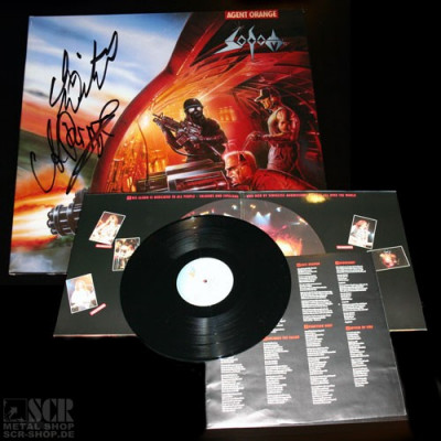SODOM - Agent Orange [LP] FIRST-PRESS SIGNED · LP (Thrash Metal Vinyl)