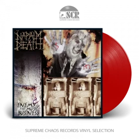 NAPALM DEATH · Enemy Of The Music Business | RED LP (Grindcore Vinyl)