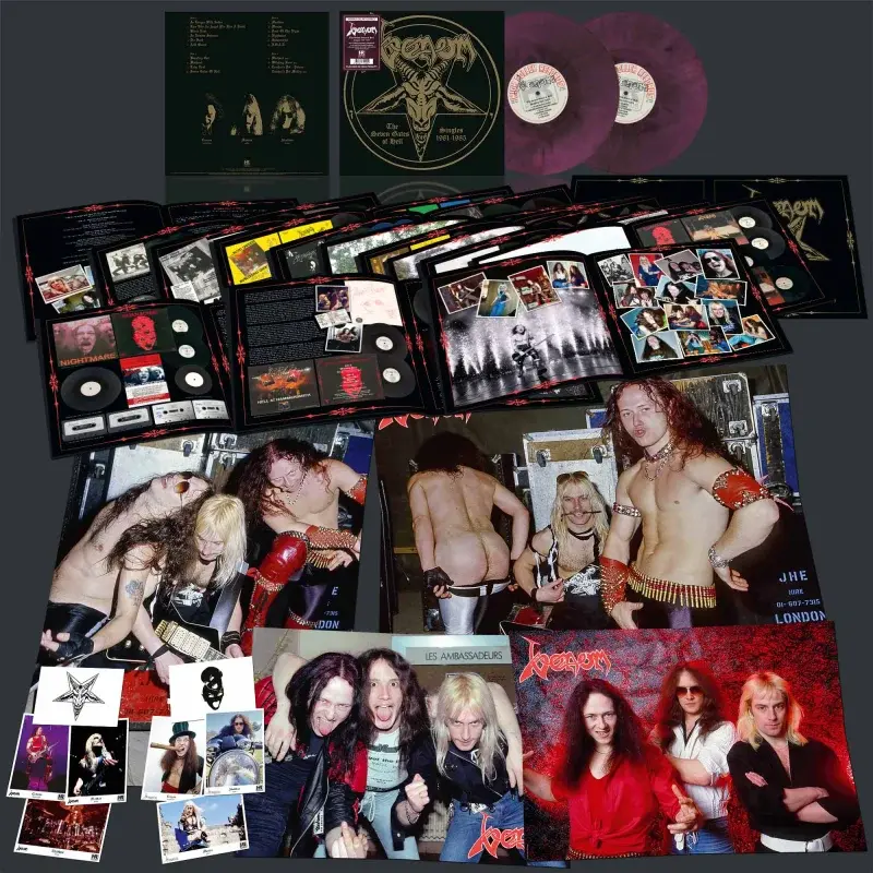VENOM · The Seven Gates Of Hell - Singles 1981-1985 | PURPLE GALAXY 2LP (Black Metal/Heavy Metal Vinyl) · Picture 3