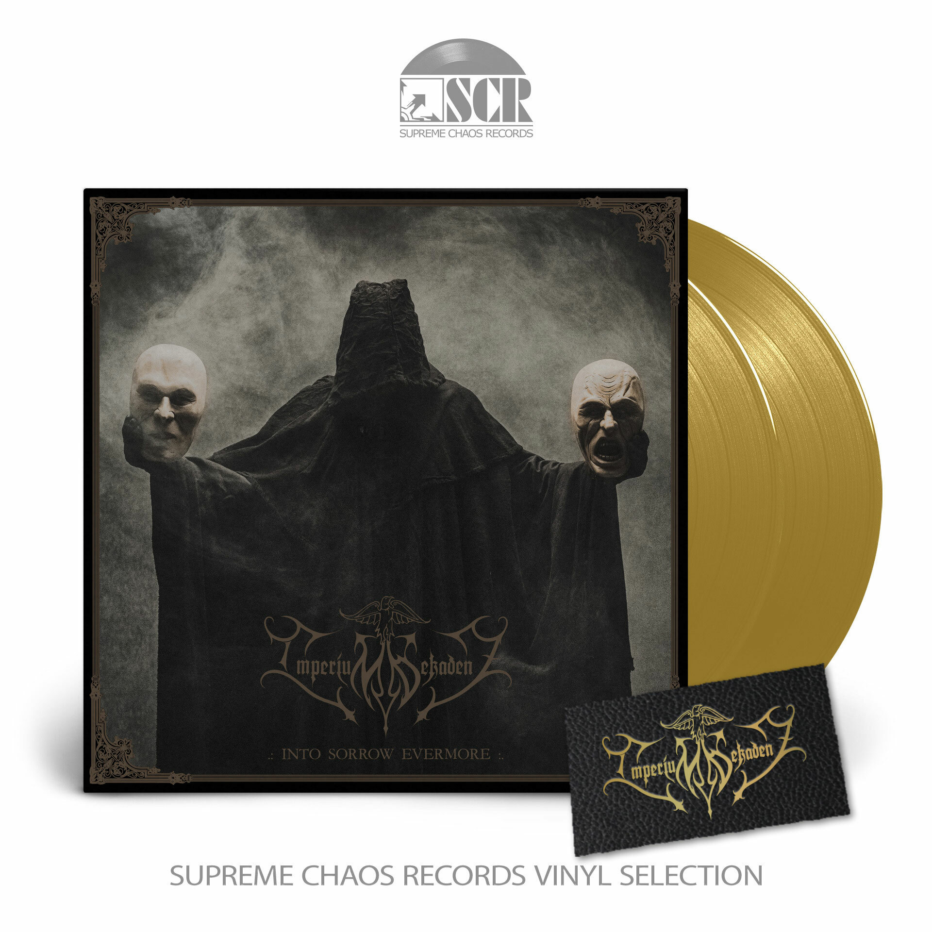 IMPERIUM DEKADENZ · Into Sorrow Evermore | EXCUSIVE.GOLD+PATCH 2LP (Black Metal Vinyl)