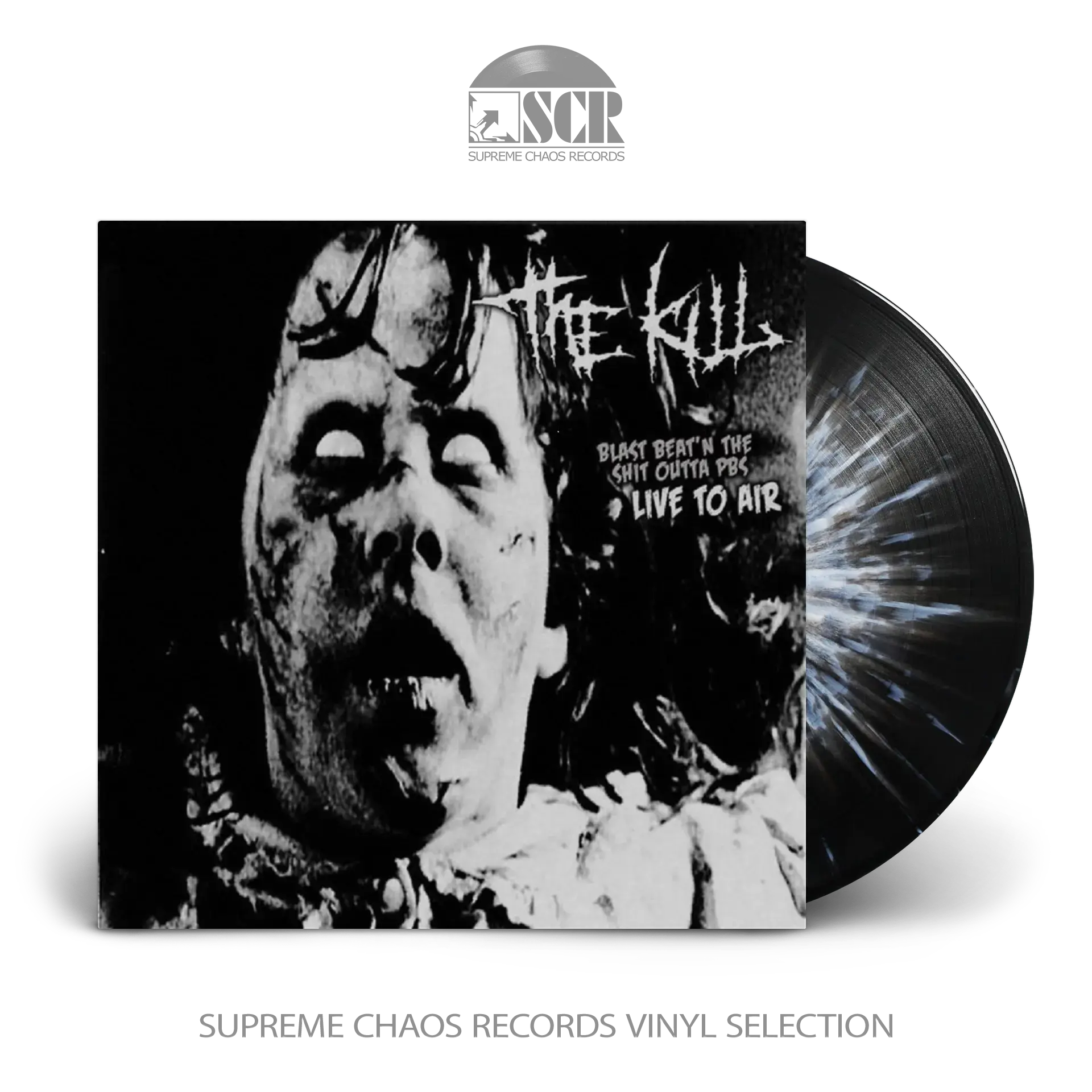 THE KILL · Blast Beat'n The Shit Outta PBS | SPLATTER 10" LP (Grindcore Vinyl)