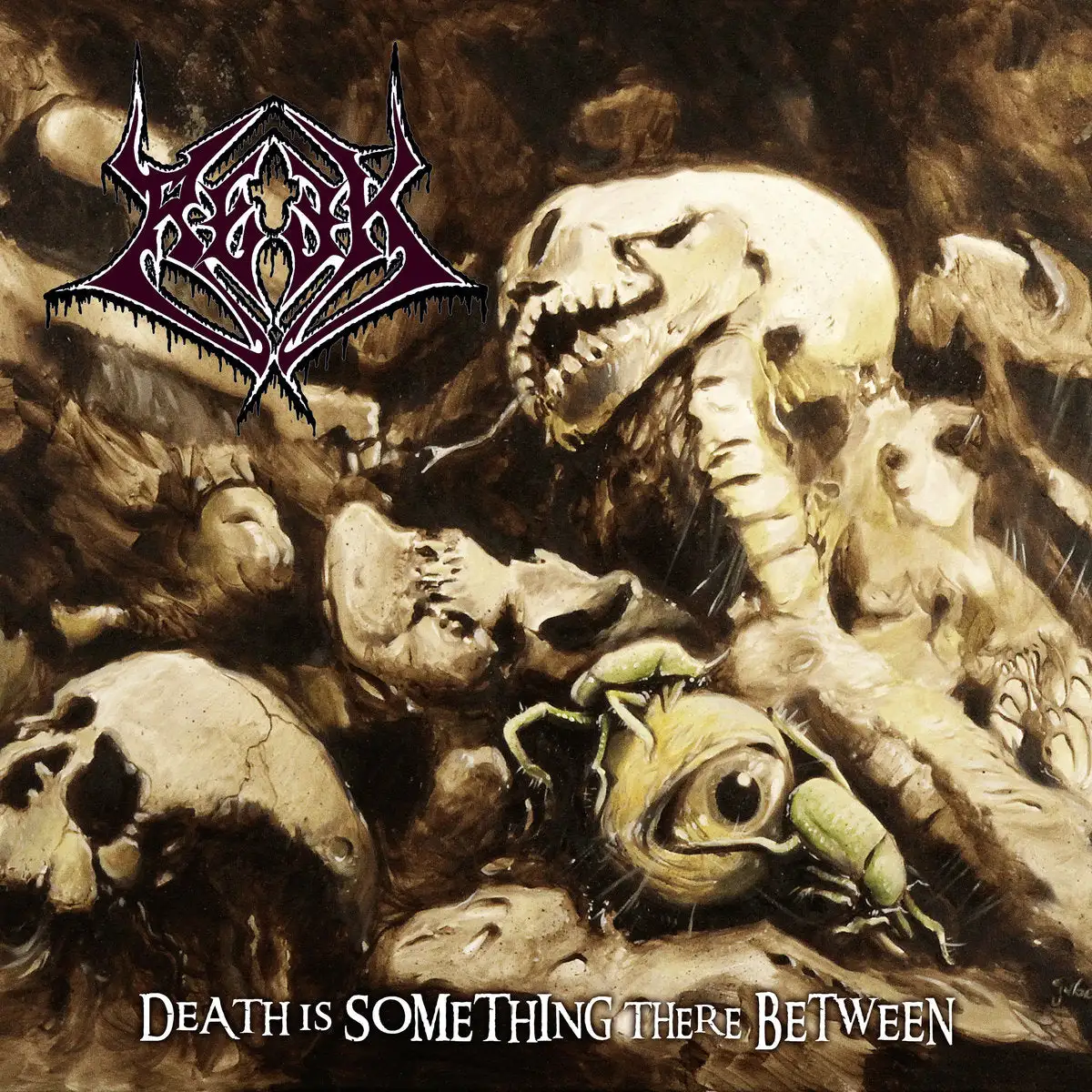 REEK · Death Is Something There Between | BLACK LP (Death Metal Vinyl) · Picture 1