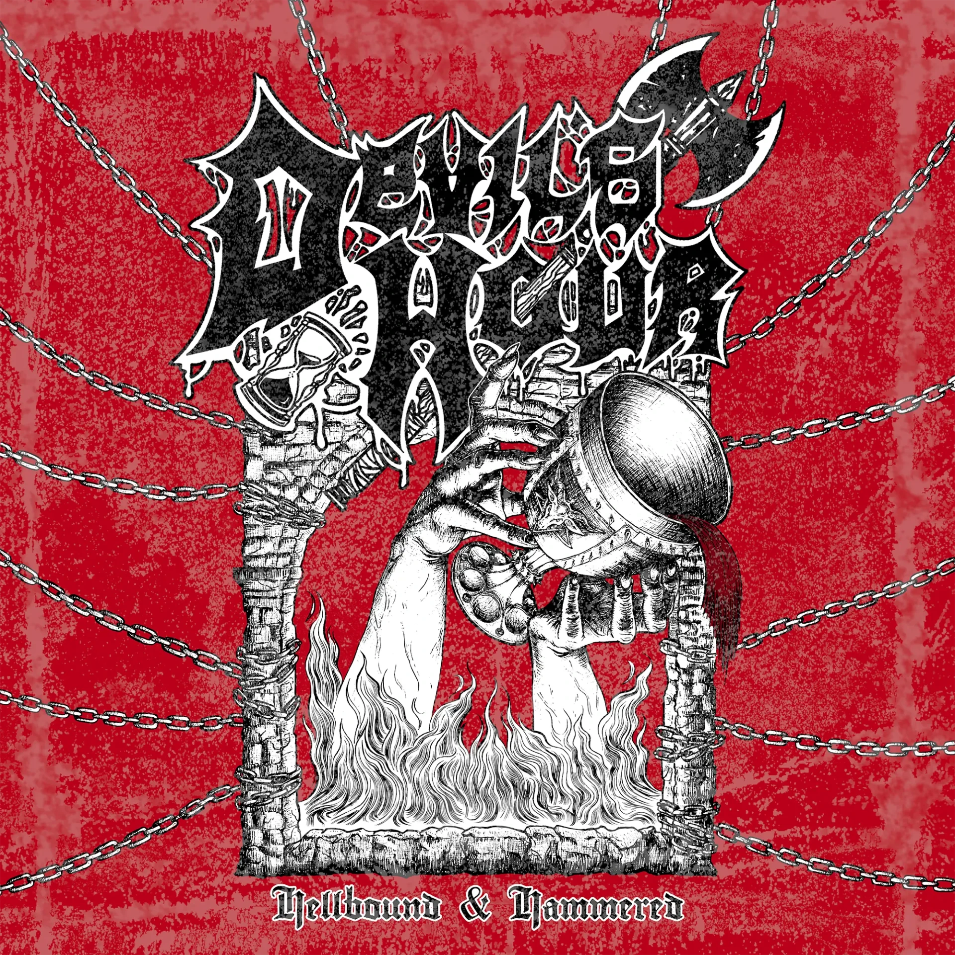 DEVIL'S HOUR · Hellbound & Hammered | BLACK LP (Heavy Metal/Black Metal Vinyl) · Picture 1