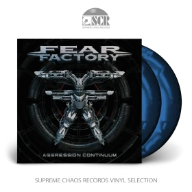 FEAR FACTORY · Aggression Continuum (B-Stock) | SPLATTER 2LP (Industrial Metal Vinyl)