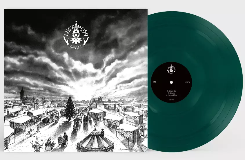 LACRIMOSA · Angst | CLEAR/BLUE MARBLED LP (Dark Wave Vinyl)