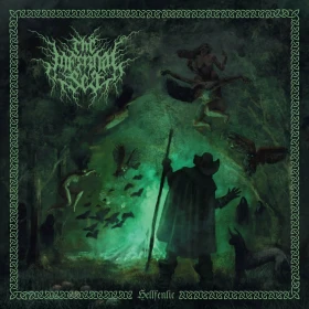 THE INFERNAL SEA · Hellfenlic | GREEN/BLACK SPLATTER LP (Black Metal Vinyl) · Picture 1