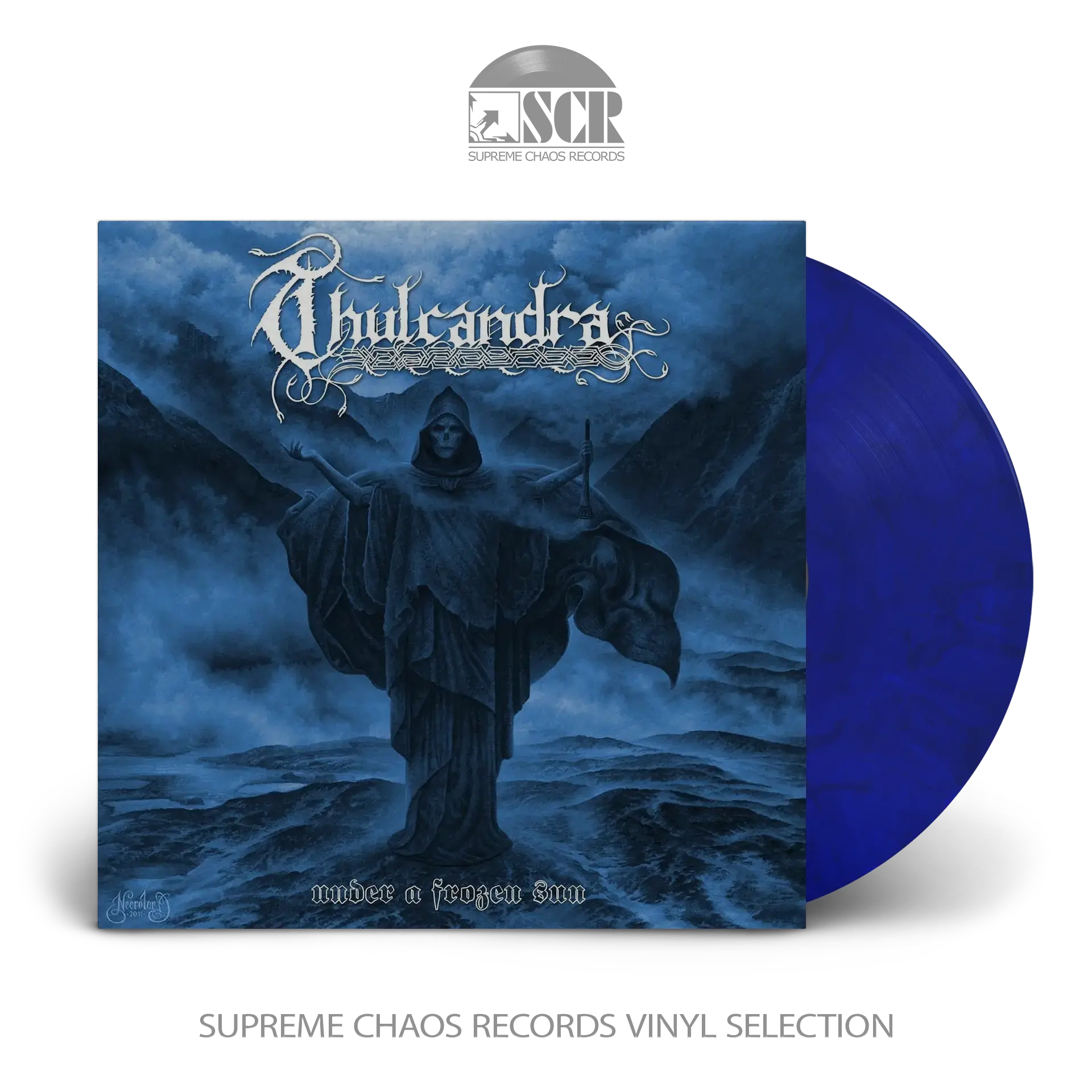 THULCANDRA · Under a Frozen Sun | WHITE BLUE BLACK MARBLED LP (Black Metal Vinyl)