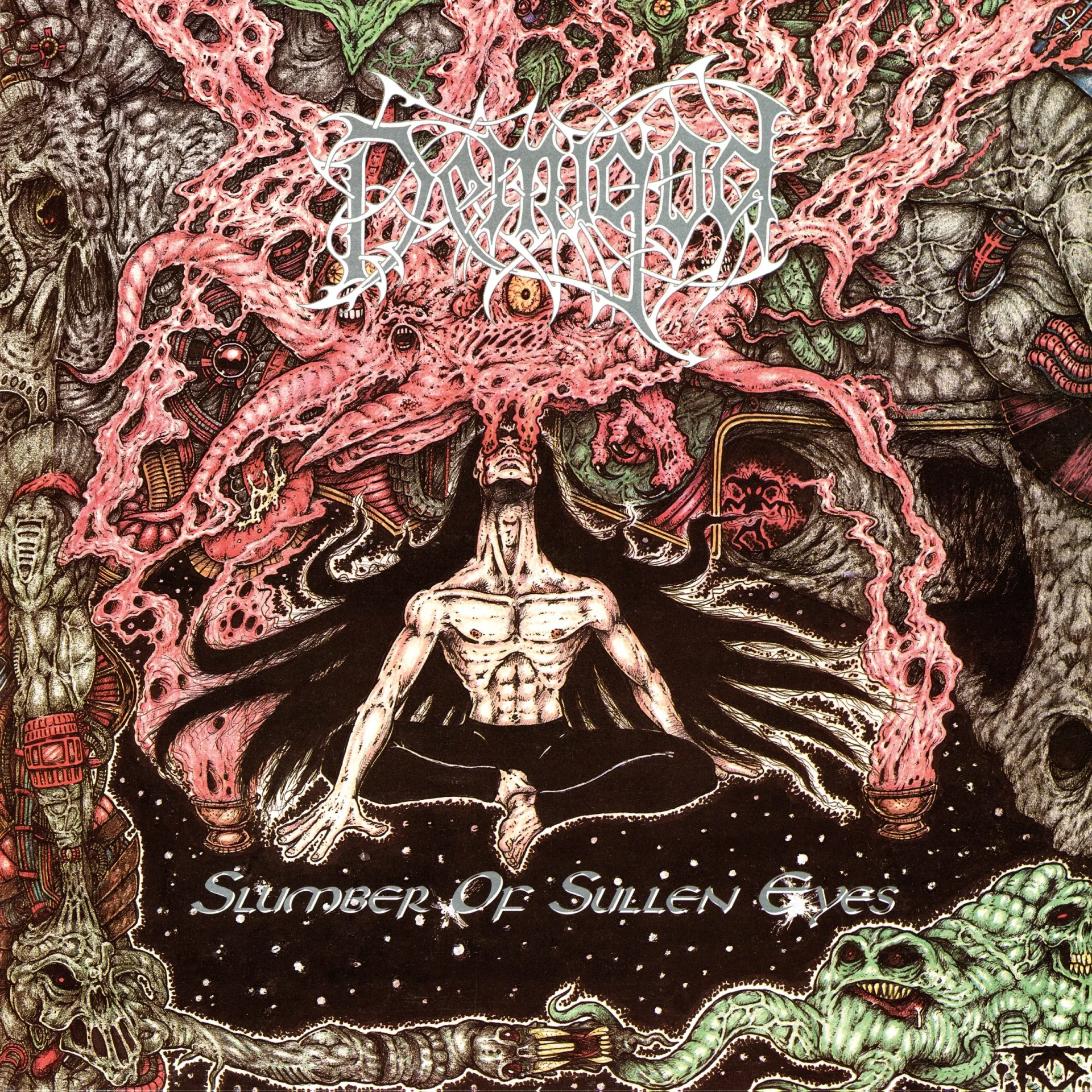 DEMIGOD · Slumber of Sullen Eyes | TRANSPARENT RED LP (Death Metal Vinyl) · Picture 1