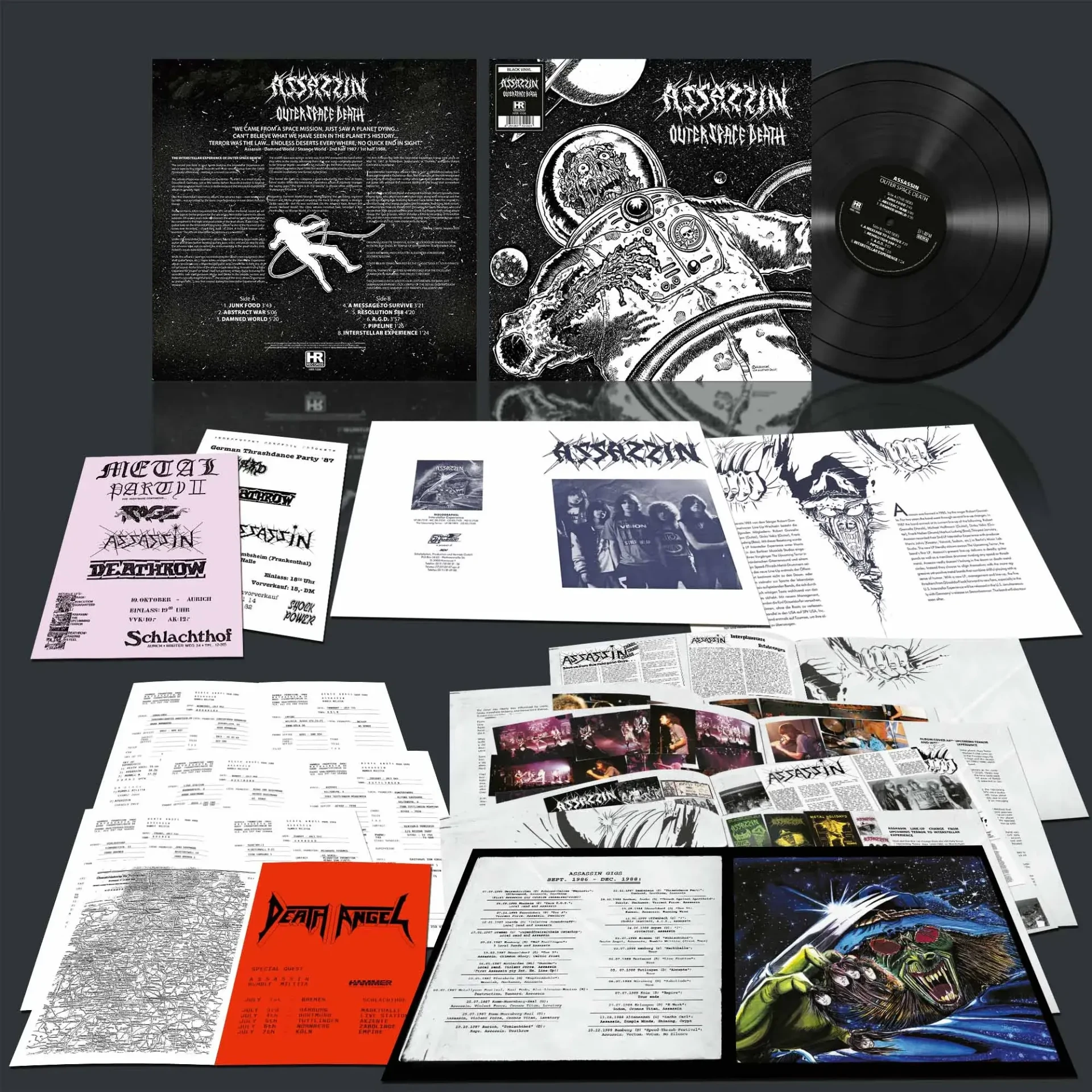 ASSASSIN - Outer Space Death [BLACK LP] (Thrash Metal Vinyl) · Picture 2
