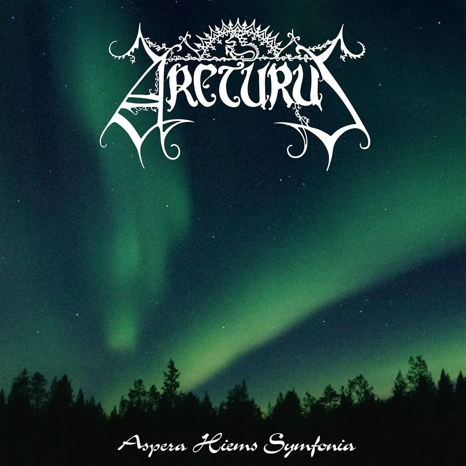 ARCTURUS · Aspera Hiems Symfonia | GREEN/BLACK MARBLED LP (Black Metal/Progressive Metal Vinyl) · Picture 1