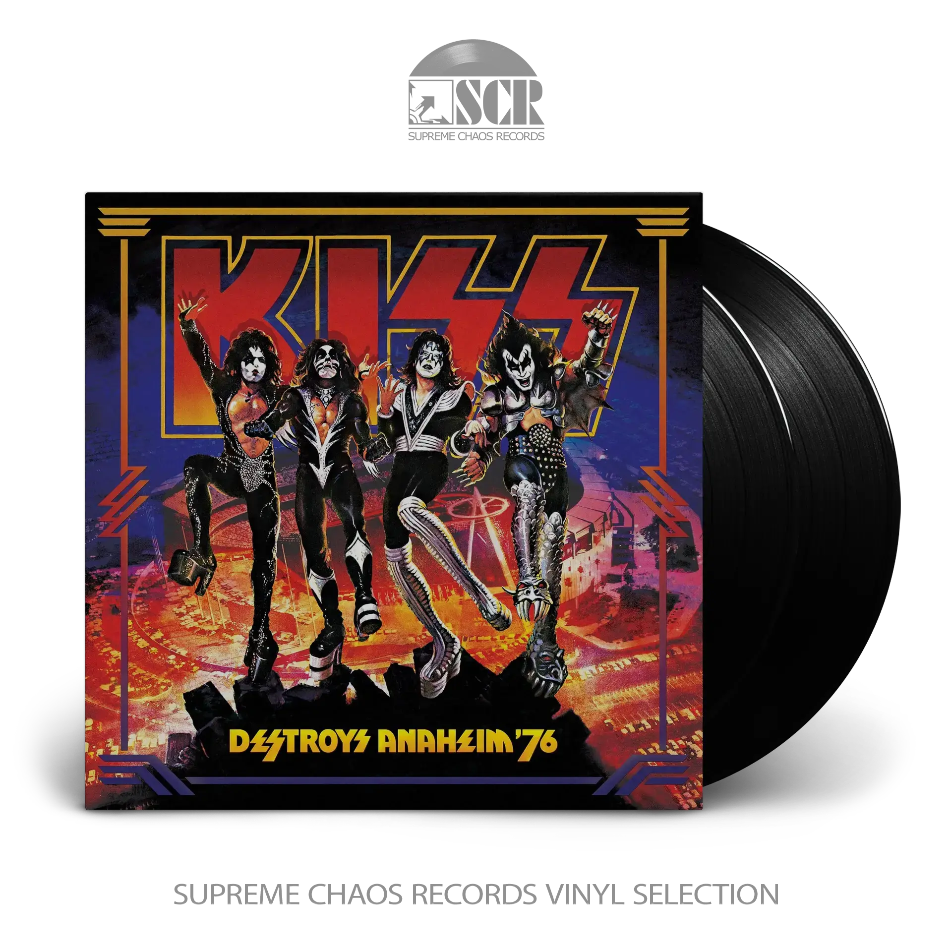 KISS - Destroys Anaheim '76 [BLACK 2LP] (Hard Rock Vinyl)