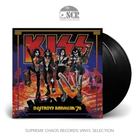 KISS - Destroys Anaheim '76 [BLACK 2LP] (Hard Rock Vinyl)