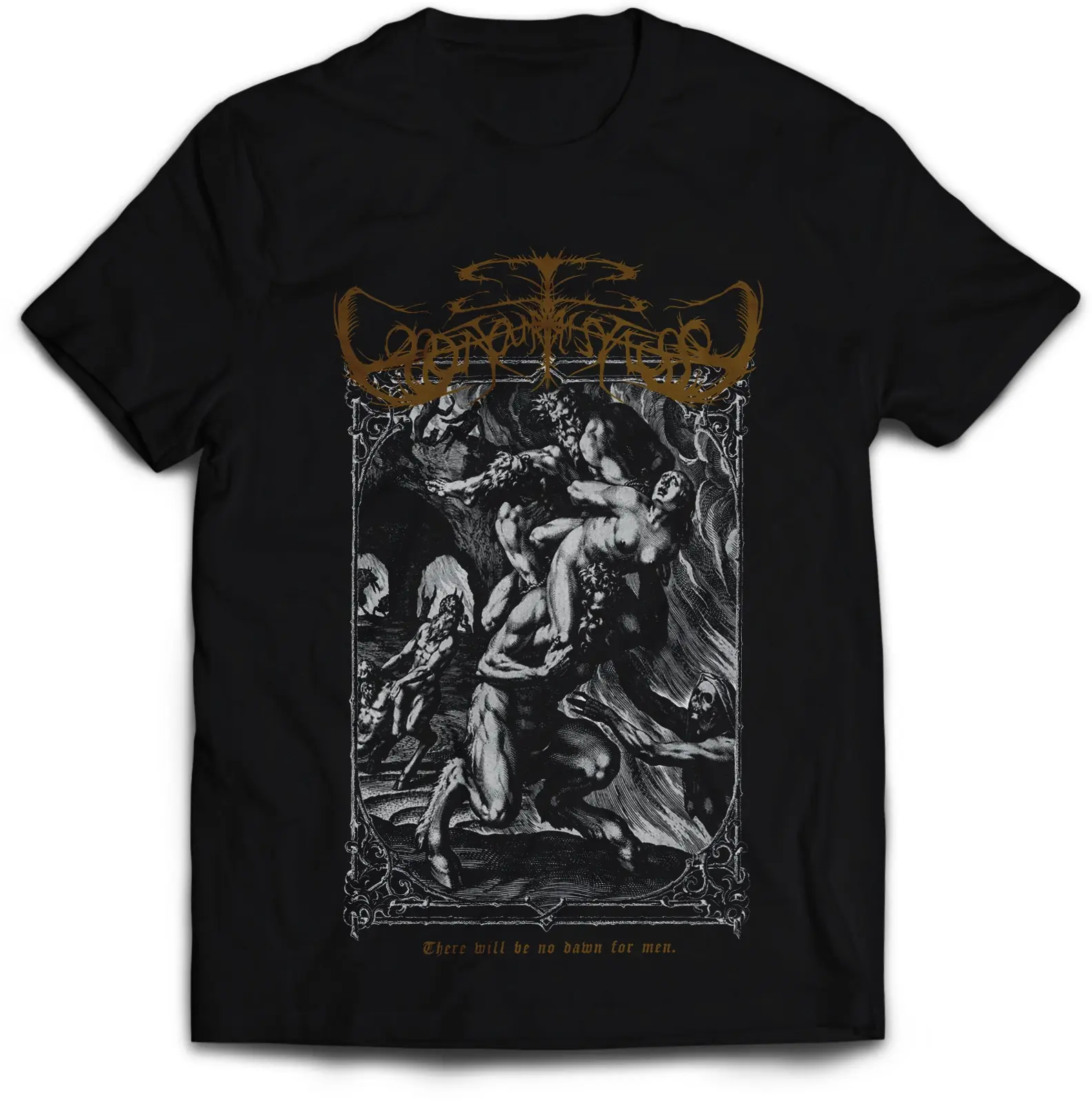 BONJOUR TRISTESSE · No dawn for men | T-SHIRT (Black Metal Clothes)