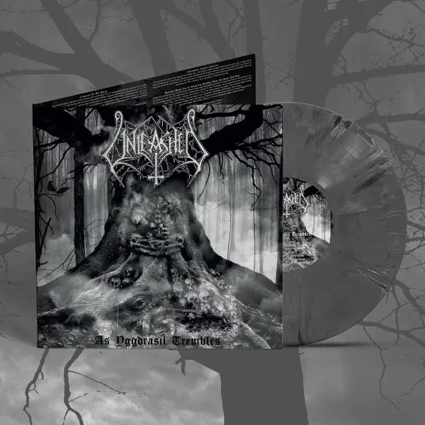 UNLEASHED · As Yggdrasil Trembles | GREY MARBLED LP (Death Metal Vinyl) · Picture 2
