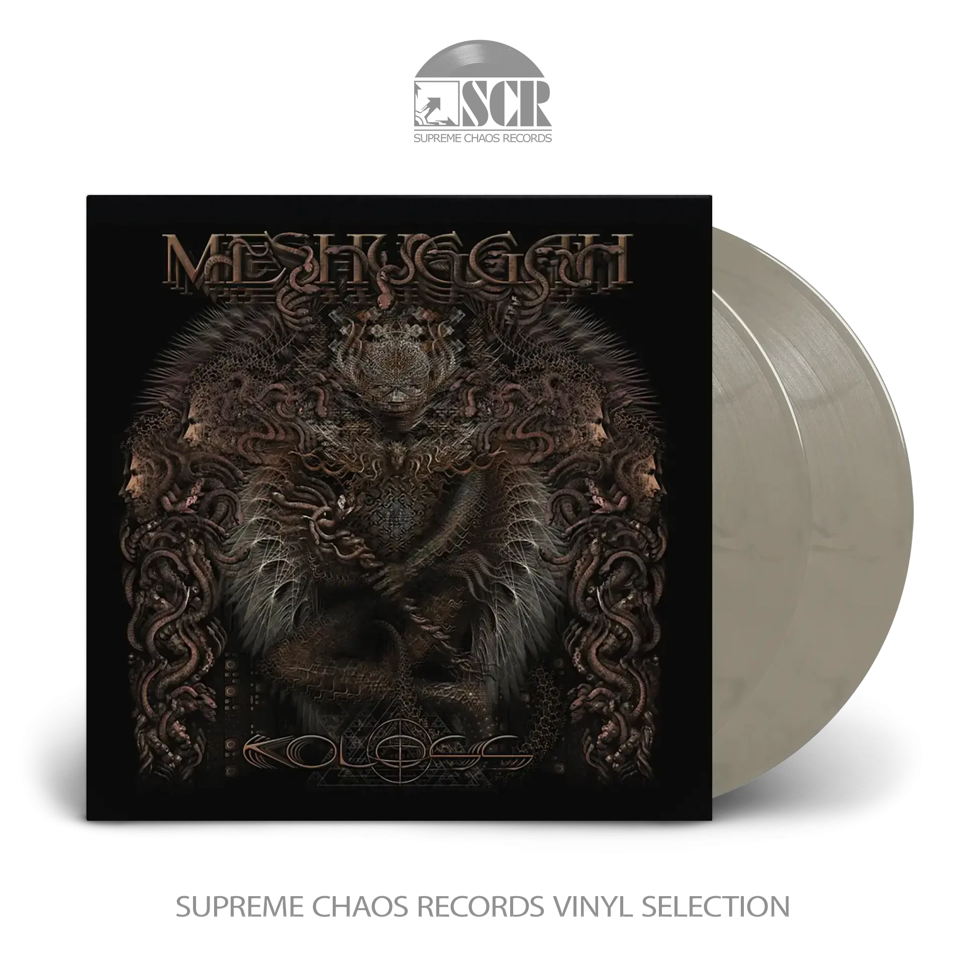MESHUGGAH · Koloss | CLEAR/RED//BLUE MARBLED 2LP (Progressive Metal/Death Metal Vinyl)
