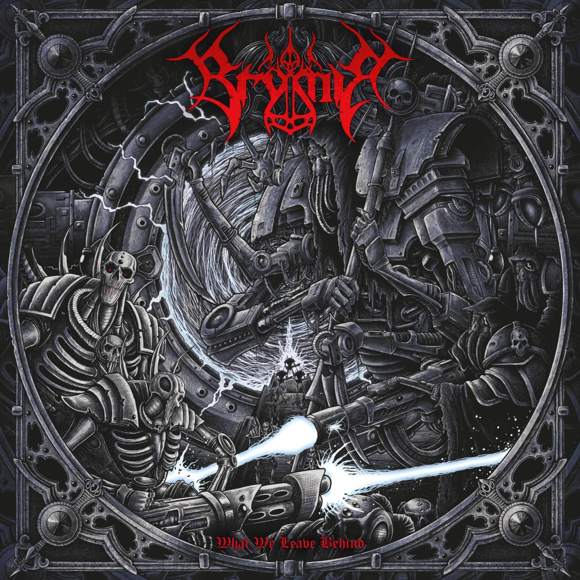 BRYMIR · What We Leave Behind | TRANSLUCENT RED LP (Melodic Death Metal Vinyl) · Picture 1
