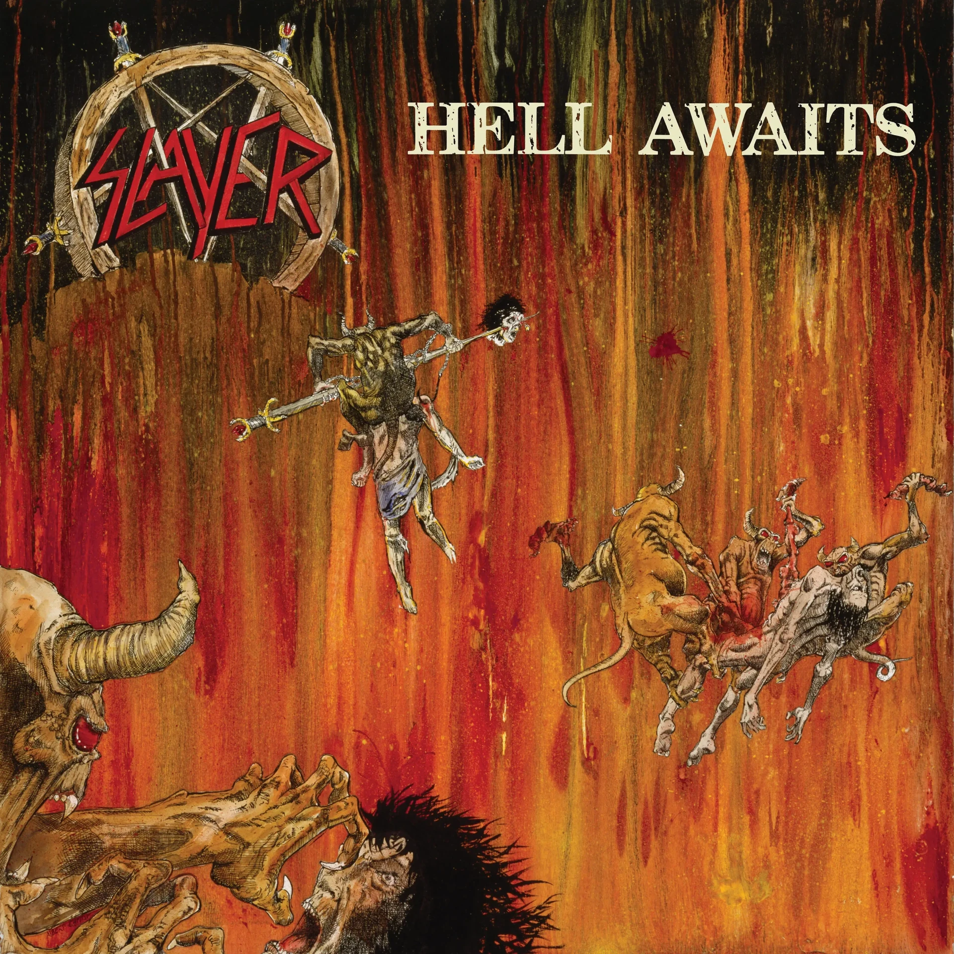 SLAYER · Hell Awaits | BLACK LP (Thrash Metal Vinyl) · Picture 1