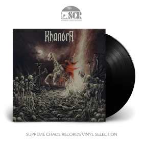 KHANDRA · All Occupied By Sole Death | BLACK LP (Black Metal Vinyl)
