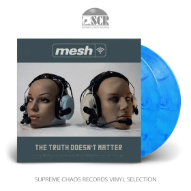 MESH · The Truth Doesn't Matter | CURACAO/BLUE MARBLED 2LP (Electronic/Synth Pop Vinyl)