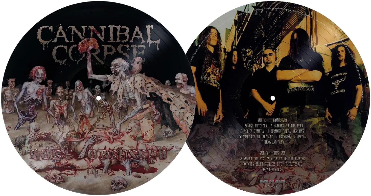 CANNIBAL CORPSE · Gore Obsessed | PICTURE DISC LP (Death Metal Vinyl)