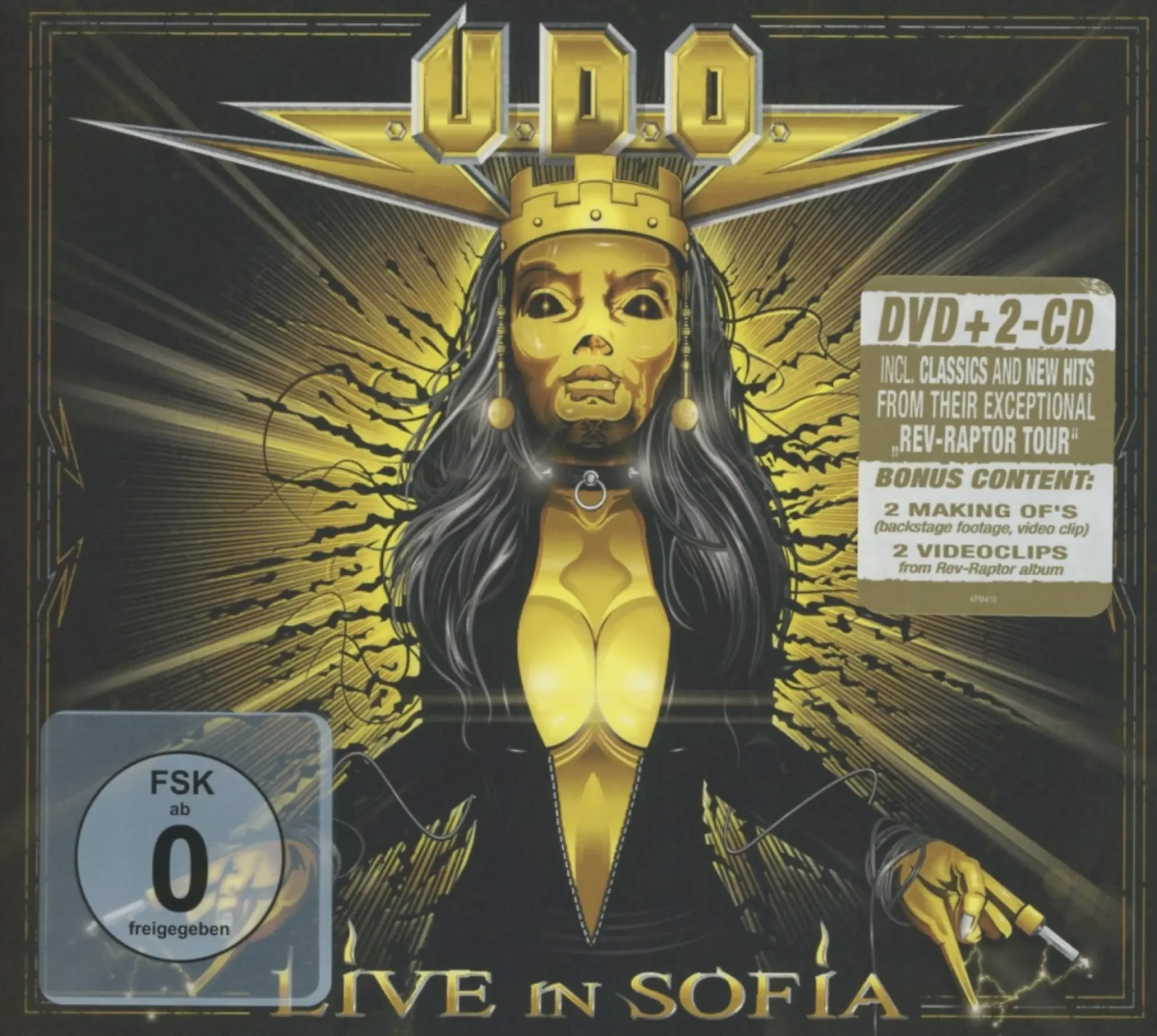 U.D.O. · Live In Sofia | DIGIPAK 2-CD (Heavy Metal CDs)